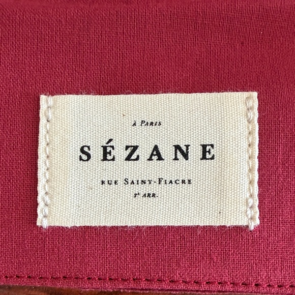 NWOT Sezane Burgundy Jewelry Wrap - Picture 3 of 4